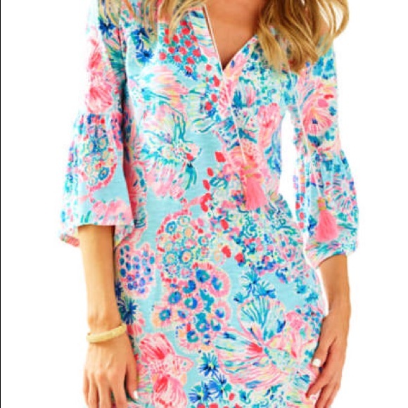 lilly pulitzer del lago tunic dress